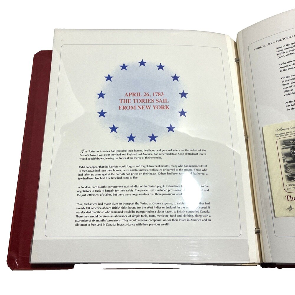 America’s Bicentennial Covers Album 1782-1982 Collectors Society Letter Included - Picture 4 of 10